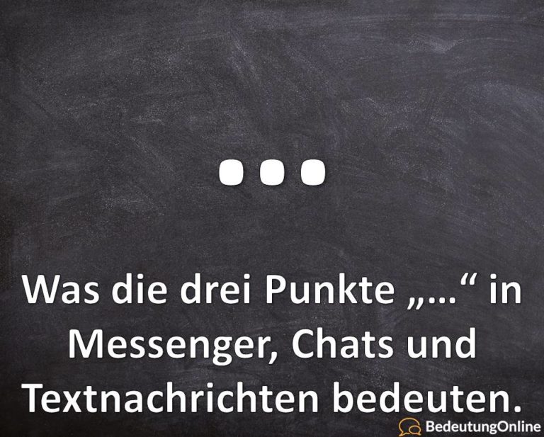 Was Bedeuten 3 Punkte Im Chat de.polyvore.ch